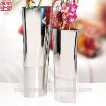 2016 New 304 Stainless Steel Abstract Modern Flower Vase Decoration Potiche